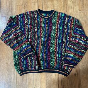 Vintage Tundra Canada Sz 2X Retro 90’s Multicolor Crewneck Sweater